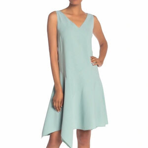 NWT Lafayette 148 Floretta Asymmetrical Dress S